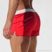 Sannysis Mens Beach Shorts Plus Size Men Breathable Trunks Pants Solid Swimwear Beach Shorts Slim Wear Red B07NZ159DP